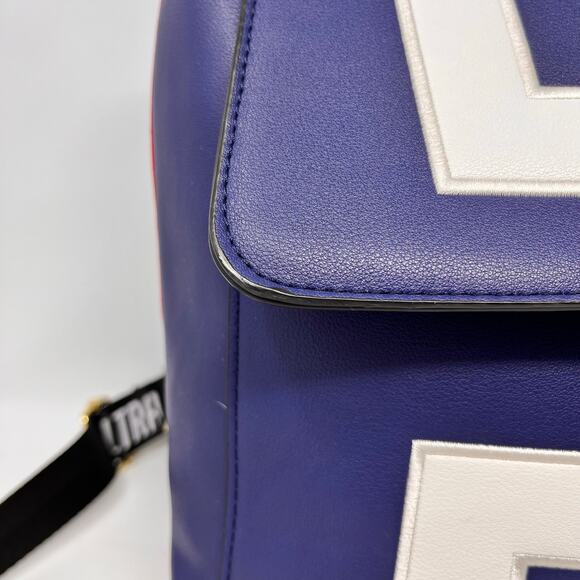 Bioworld My Hero Academia UA High School Blue Faux Leather Backpack Bag Anime - Picture 10 of 16